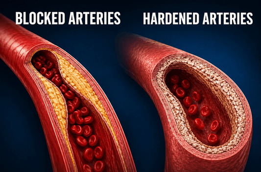 Can you have both blocked arteries and hardened arteries at the same time?